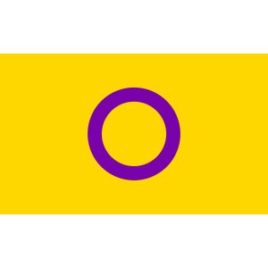 Intersex Pride Coffin Drape Flag