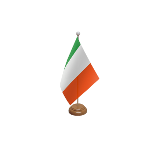 Ireland Wooden Table Flag