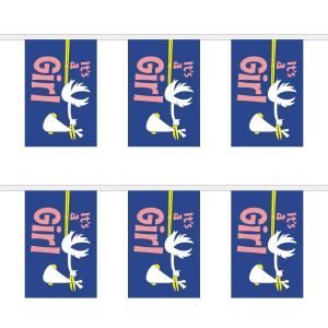 Its a Girl Rectangular Bunting