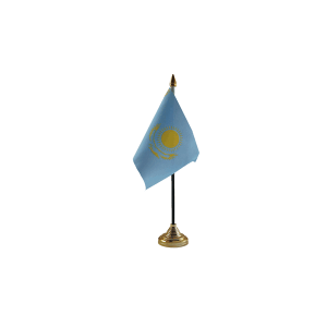 Kazakhstan Small Table Flag