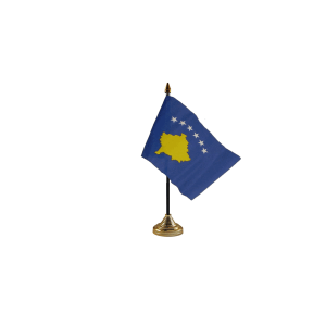 Kosovo Small Table Flag