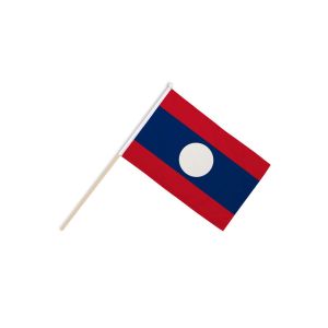 Laos Hand Flags