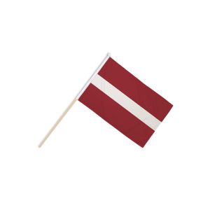Latvia Hand Flags