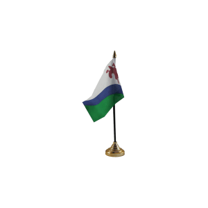Lesotho Old Small Table Flag