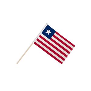 Liberia Hand Flags