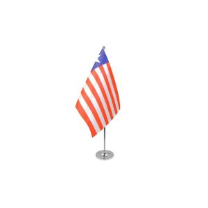 Liberia Satin Table Flag