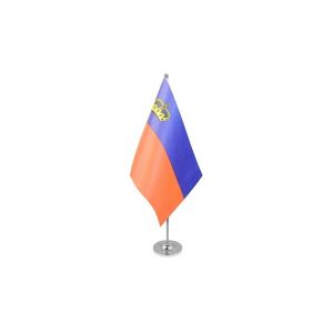 Liechtenstein Satin Table Flag