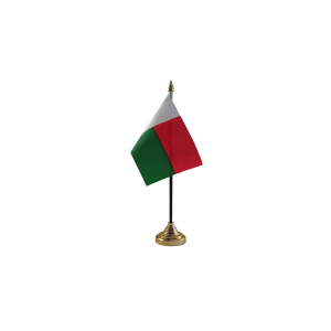 Madagascar Small Table Flag