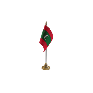 Maldives Small Table Flag