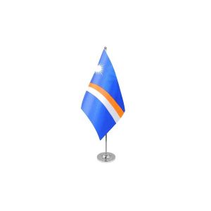Marshall Islands Satin Table Flag