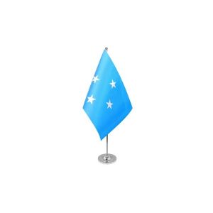 Micronesia Satin Table Flag
