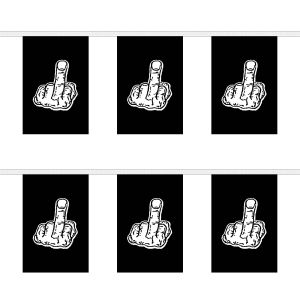 Middle Finger Rectangular Bunting