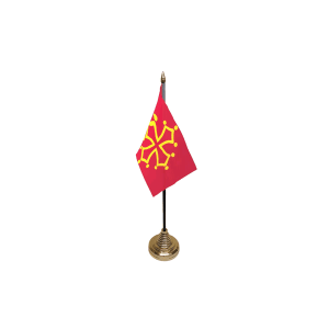Midi-Pyrenees Small Table Flag