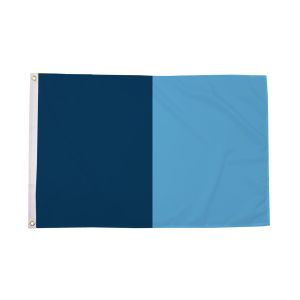 Navy Blue and Sky Blue Irish County Flag