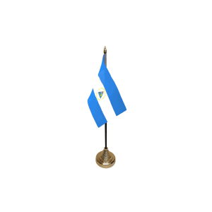 Nicaragua Small Table Flag