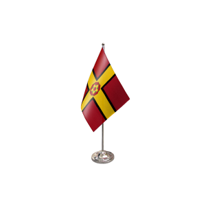 Northamptonshire (New) Satin Table Flag