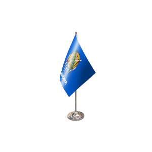 Oklahoma Satin Table Flag