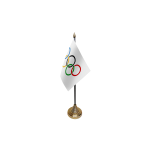 Olympic Small Table Flag