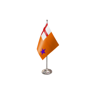 Orange Order Satin Table Flag