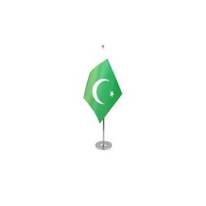 Pakistan Satin Table Flag