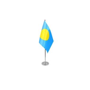 Palau Satin Table Flag