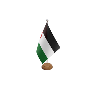 Palestine Wooden Table Flag