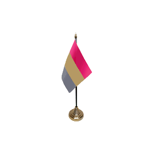 Pansexual Small Table Flag