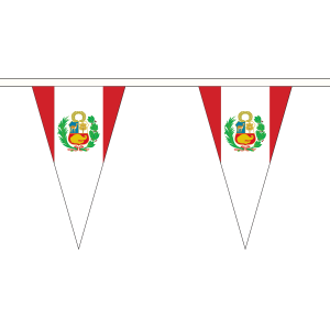 Peru Crest Triangle Bunting