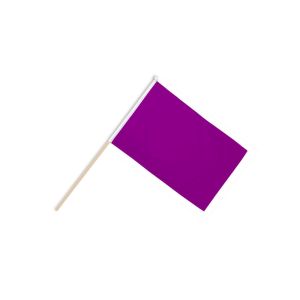 Plain Purple Hand Flags