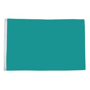 Plain Turquoise Flag