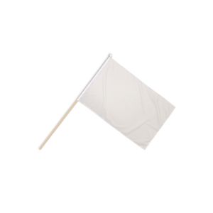 Plain White Hand Flags