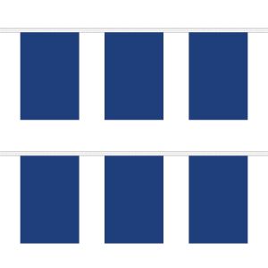 Plain Blue Rectangular Bunting