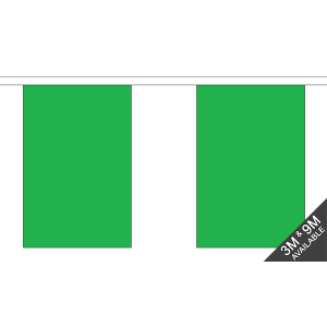 Plain Green Rectangular Bunting