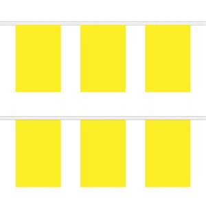 Plain Yellow Rectangular Bunting