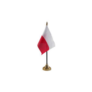 Poland Small Table Flag