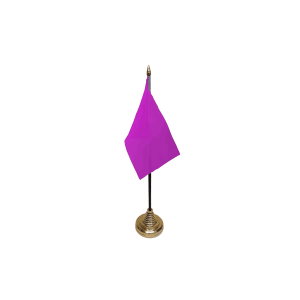 Plain Purple Small Table Flag