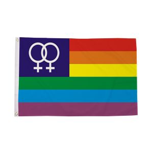 Rainbow Venus Flag