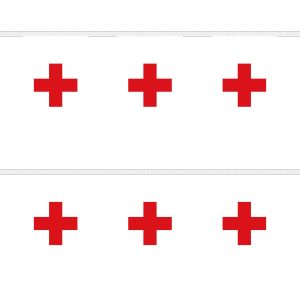 Red Cross Rectangular Bunting
