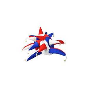 Red, White and Blue Jester Hat