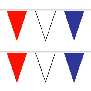 Red, White and Blue Triangle Bunting
