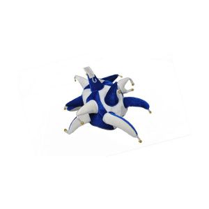 Royal Blue and White Jester Hat