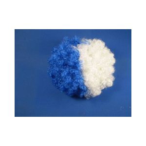 Royal Blue and White Wig