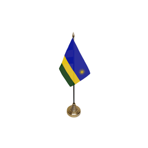 Rwanda Small Table Flag