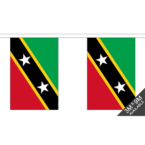 Saint Kitts and Nevis Small Rectangle Bunting