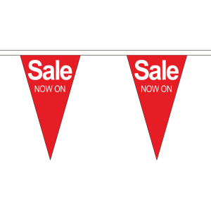 Sale Now On Triangle Bunting
