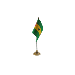 Sao Tome and Principe Small Table Flag