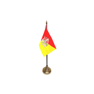 Sicily Small Table Flag