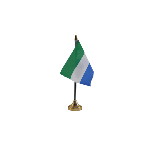 Sierra Leone Small Table Flag