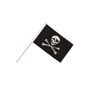 Skull and Crossbones Hand Flags