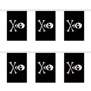 Skull and Crossbones Rectangular Bunting